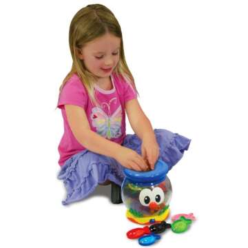 The Learning Journey: Learn With Me - Color Fun Fish Bowl - Color Teaching Toddler Toys & Gifts for Boys & Girls Ages 2 Years and Up - Preschool Learning Toy, Multicolor