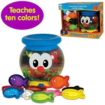 The Learning Journey: Learn With Me - Color Fun Fish Bowl - Color Teaching Toddler Toys & Gifts for Boys & Girls Ages 2 Years and Up - Preschool Learning Toy, Multicolor