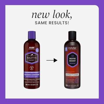 HASK BIOTIN BOOST Shampoo and Conditioner Set Thickening for all hair types, color safe, gluten-free...