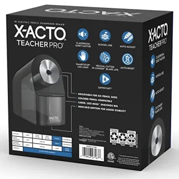 X-ACTO Teacher Pro Electric Pencil Sharpener SmartStop SafeStart