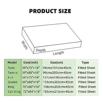 Grounding Fitted Sheet Kit Connect to The Earth's Energy 18inch Depth Pocket Grounding Bed Sheets for Earthing