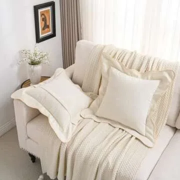 FUTEI Chenille Pillow Covers Set of 2 - Chic Home Decor