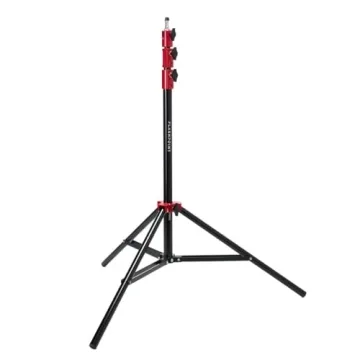 Flashpoint Color Coded Pro Air Cushioned Heavy Duty Light Stand for Photography, This Portable Photo...