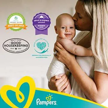 PAMPERS SWADDLERS Stage 1 Disposable Diapers Small BOY OR Girl Adhesive TABS 32 CT - 0037000749561