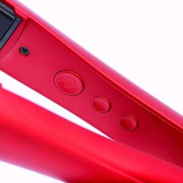 Lasio 1 Inch ProStraight Ceramic Flat Iron – Frizz Free Shine – Salon-Quality Heat, Frizz Control, 6 Temp Settings - Matte Finish, Digital Display, Tangle Resistants