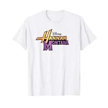 Disney Hannah Montana Logo T-Shirt - Iconic Style for Everyone