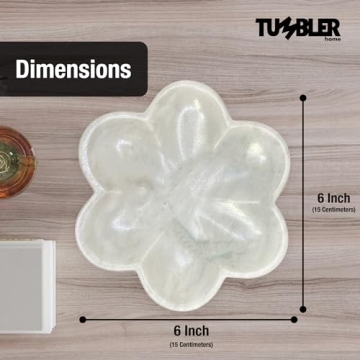 Elegant Handmade Marble Trinket Dish for Home Decor