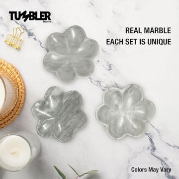 Elegant Handmade Marble Trinket Dish for Home Decor