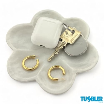 Elegant Handmade Marble Trinket Dish for Home Decor