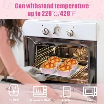 50 Pack Mini Cake Pans with Lids for Easy Baking Solutions