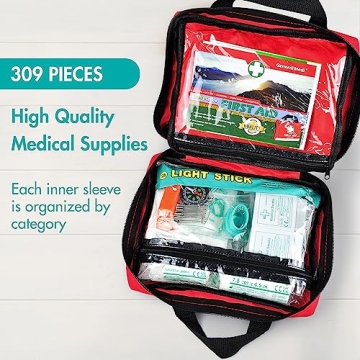 General Medi First Aid Kit - 309 Essential Supplies