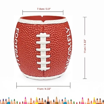 HiComFly Football Pen Holder Fun Decor for Office