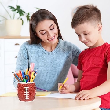 HiComFly Football Pen Holder Fun Decor for Office