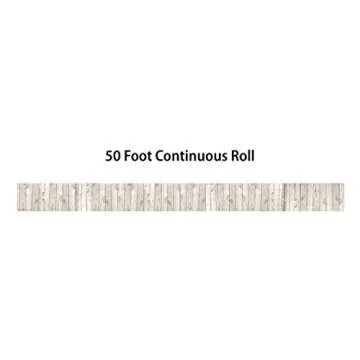 Teacher Created Resources White Wood Straight Rolled Border Trim - 50ft - Decorate Bulletin Boards, ...