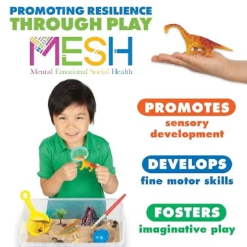 Dinosaur Sensory Bin for Creative Toddler Play - Ages 3-5