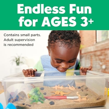 Dinosaur Sensory Bin for Creative Toddler Play - Ages 3-5