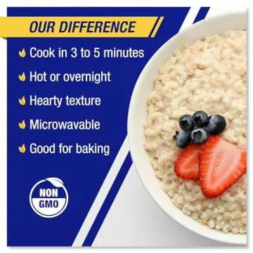 Coach's Oats Whole Grain Oatmeal - Nutty & Quick Breakfast