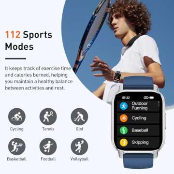 Cillso Smart Watch with Bluetooth Call and Health Monitoring