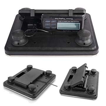 OKAKOPA Digital Postal Scales for Shipping Packages, 660 Lbs Capacity Mail Scale Postal Digital Scale Shipping Scale for Packages W/ 14"X 12" Durable Stainless Steel Large Platform