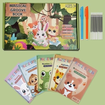 Magic Reusable Handwriting Workbooks for Ages 3-8