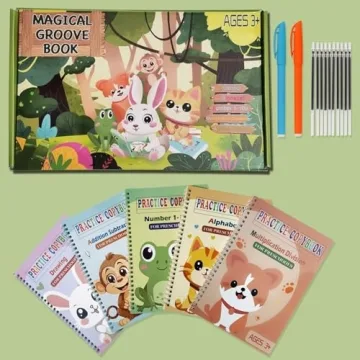 Magic Reusable Handwriting Workbooks for Ages 3-8
