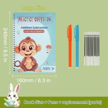 Magic Reusable Handwriting Workbooks for Ages 3-8