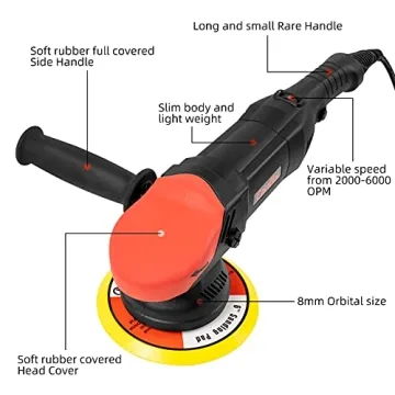 Canfix Dual Action Orbital Car Polisher with Pads