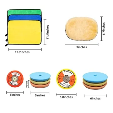 Canfix Dual Action Orbital Car Polisher with Pads