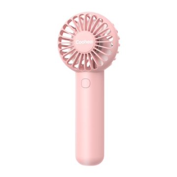 Coohea Handheld Fan Mini Portable Fan USB Rechargeable Battery Fan 3 Speeds Powerful Personal Fan Cu...