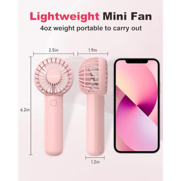 Coohea Mini Portable USB Rechargeable Fan for Summer