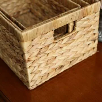Water Hyacinth Storage Container for Arts & Crafts