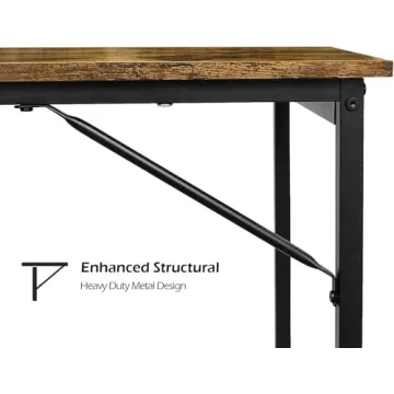 Lufeiya Small Computer Desk for Home Office & Study