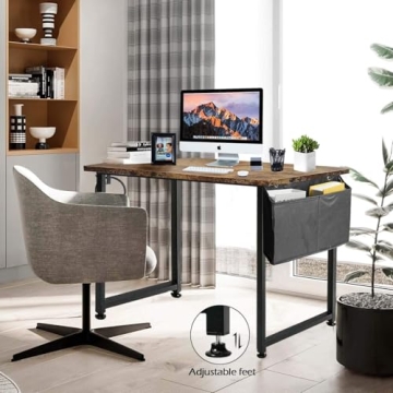 Lufeiya Small Computer Desk for Home Office & Study