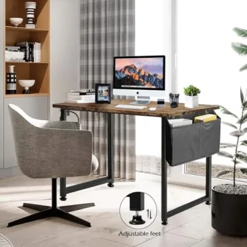 Lufeiya Small Computer Desk for Home Office & Study
