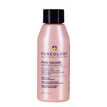 Pureology Pure Volume Shampoo | For Flat, Fine, Color-Treated Hair | Adds Lightweight Volume and Bod...