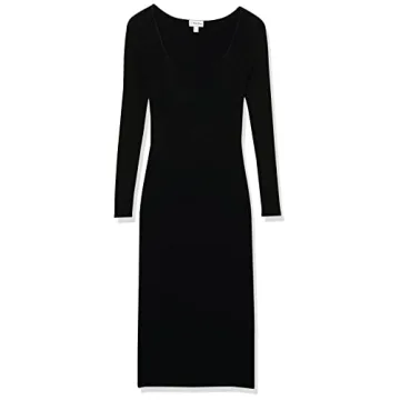 The Drop Women's Cameron Sweetheart Midi Sweater Dress
