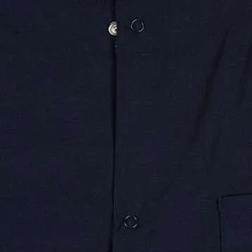 Natural Uniforms Warm Up Scrub Jacket in Dark Navy Blue