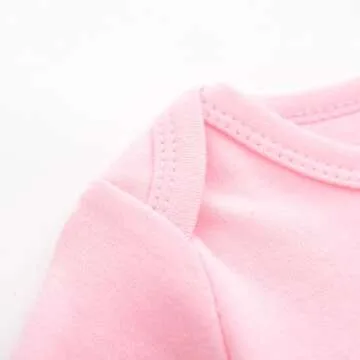 Enfants Chéris Newborn Baby Bodysuit Pink 3 Months - 3 Pack Long Sleeve Basics