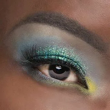 Glitties - Turquoise Shimmer - Cosmetic Grade Fine (.008") Loose Glitter Powder Safe for Skin! Perfect for Makeup, Body Tattoos, Face, Hair, Lips, Soap, Lotion, Nail Art - (10 Gram Jar)