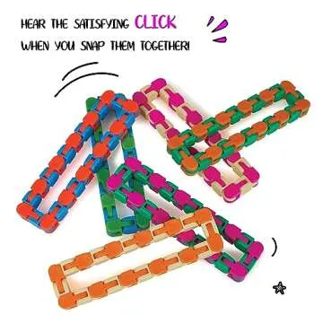 Neliblu Wacky Tracks 6 Pack Sensory Fidget Toys