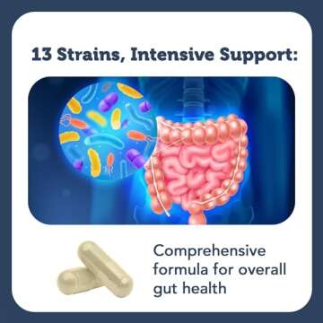 Vitamin Bounty Pro-50 Probiotic - 50 Billion Organisms and 13 Probiotic Strains That Promote Gut Health, Digestive Health Probiotic, Delayed Release Capsule with Prebiotic Greens - 60 Capsules