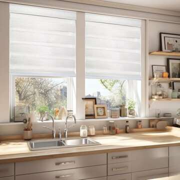 CHICOLOGY Zebra Blinds - Stylish Cordless Window Shades
