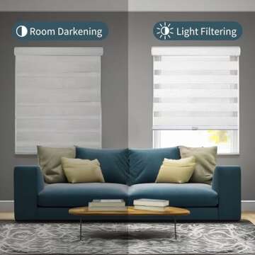 CHICOLOGY Zebra Blinds - Stylish Cordless Window Shades