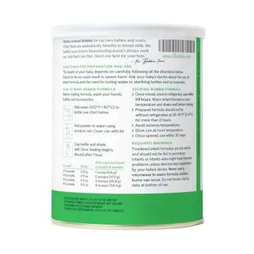 Bobbie Organic Infant Formula with Iron DHA Vitamin D 14.1 oz