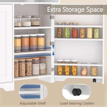 VECELO Tilt Out Trash Cabinet for Kitchen Organization