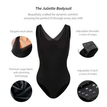 Maternity Bodysuit - Nursing Pumping Bra Hands Free - Nursing Tank Top for Breastfeeding Shirt - Pre...