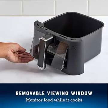 Oster Air Fryer, 4 Quart Digital Air Fryer, Medium Air Fryer with Window