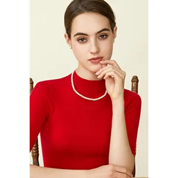 Elegant BABEYOND Imitation Pearl Necklace for Brides