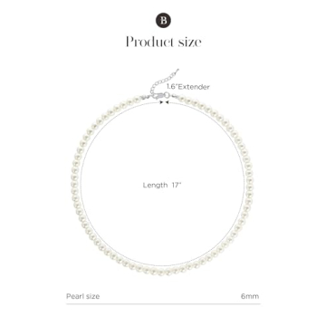 Elegant BABEYOND Imitation Pearl Necklace for Brides