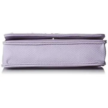 Betsey Johnson Heart Stud Crossbody Bag Lavender Modern Chic